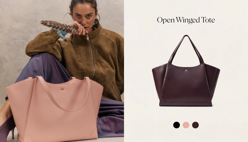 Open Winged Tote.