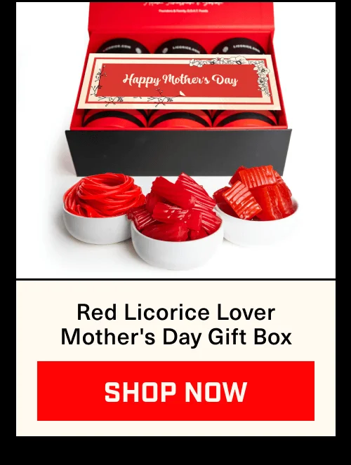 Red Licorice Lover Mother's Day Gift Box