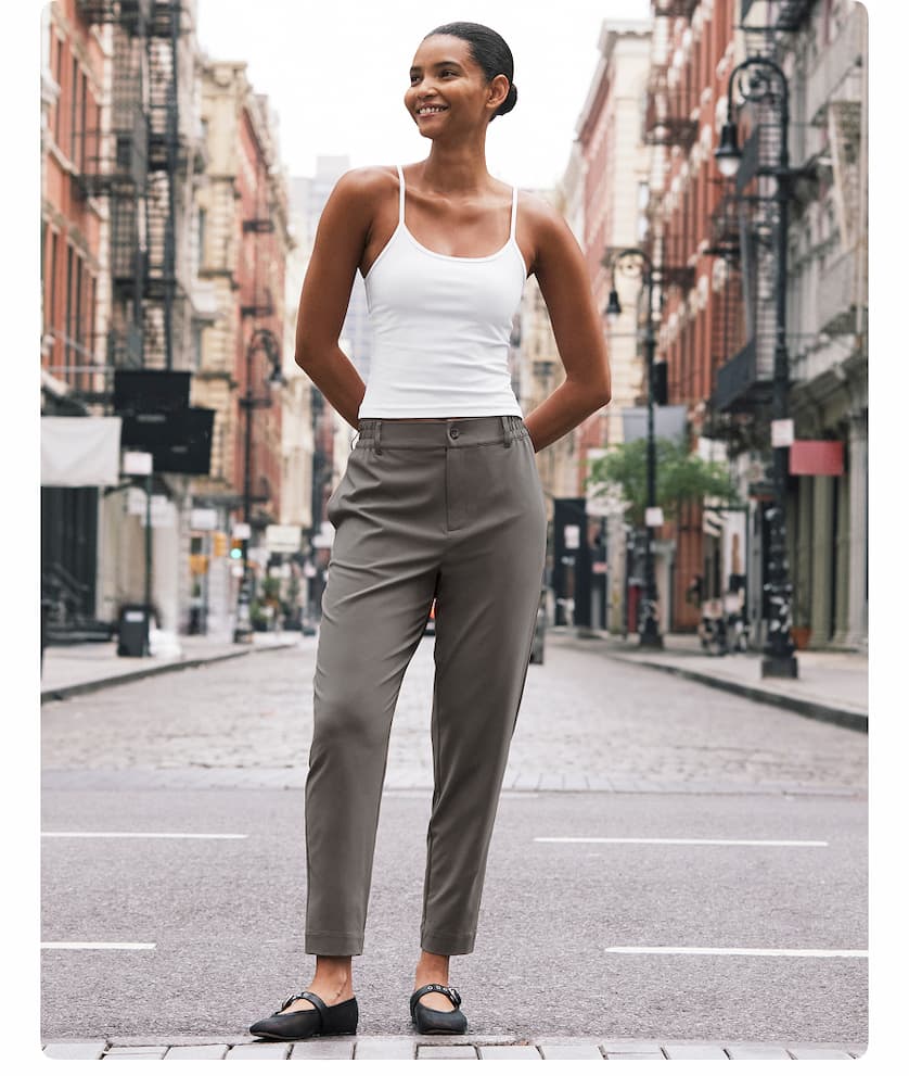 Status Tapered Pant in Soft Umber