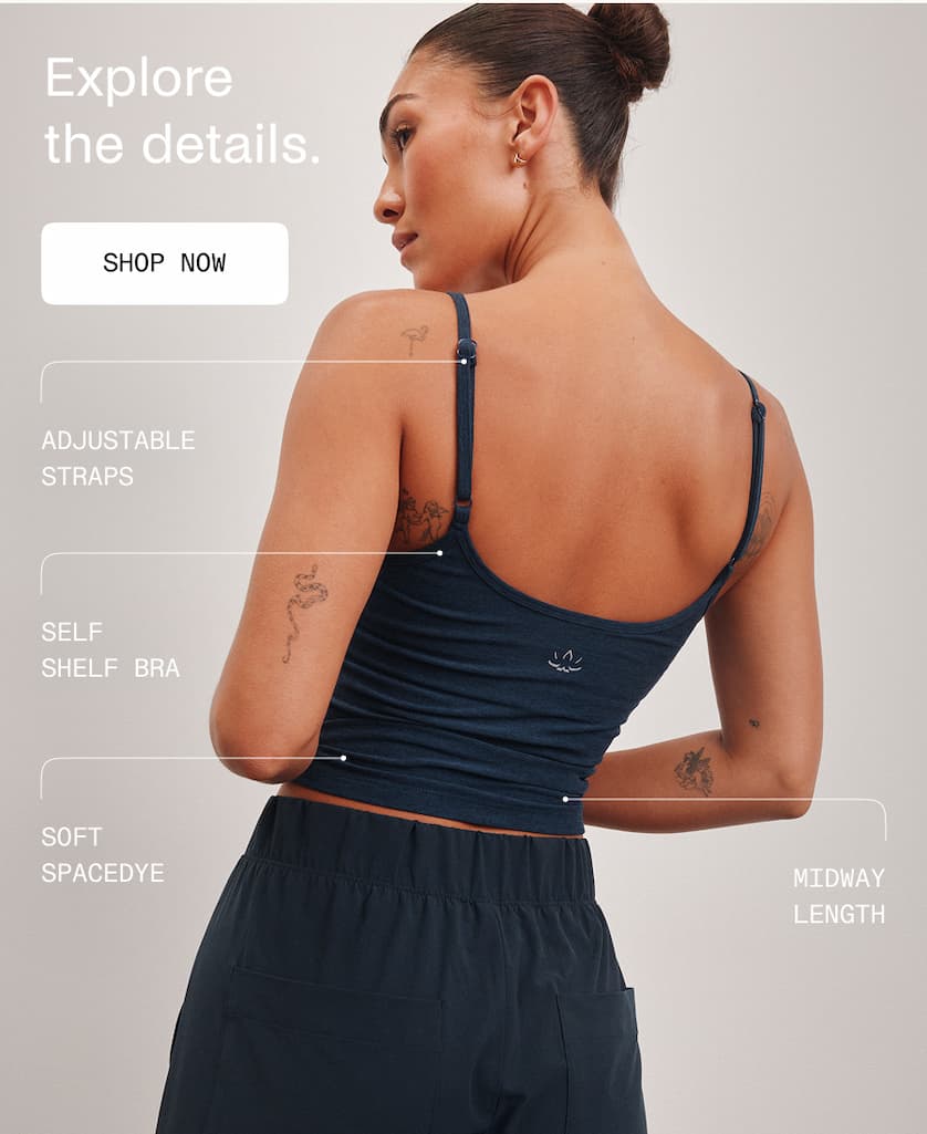 Spacedye Forever Tank in Nocturnal Navy