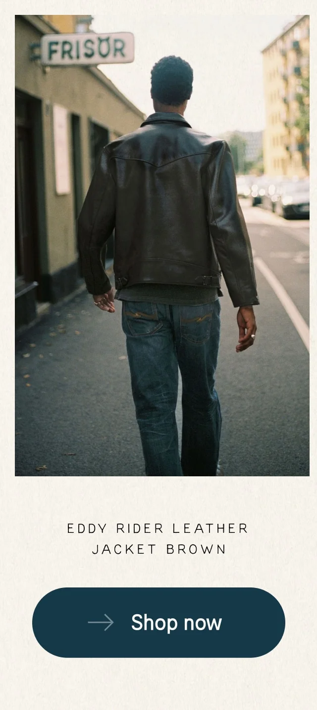 Eddy Rider Leather Jacket Brown