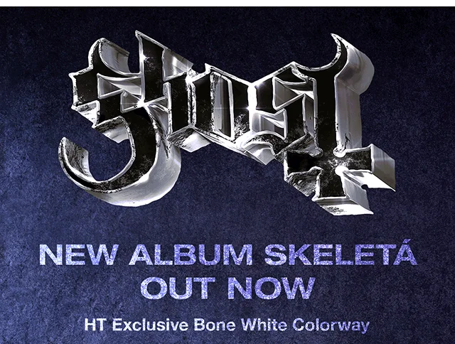 Ghost New Album Skeleta Out Now. HT Exclusive Bone White Colorway