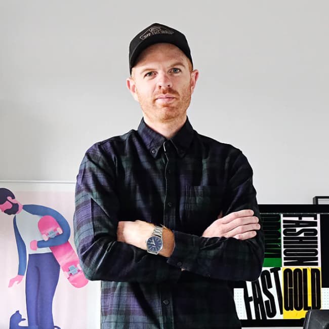 Portrait of the artist Andrew Footit.