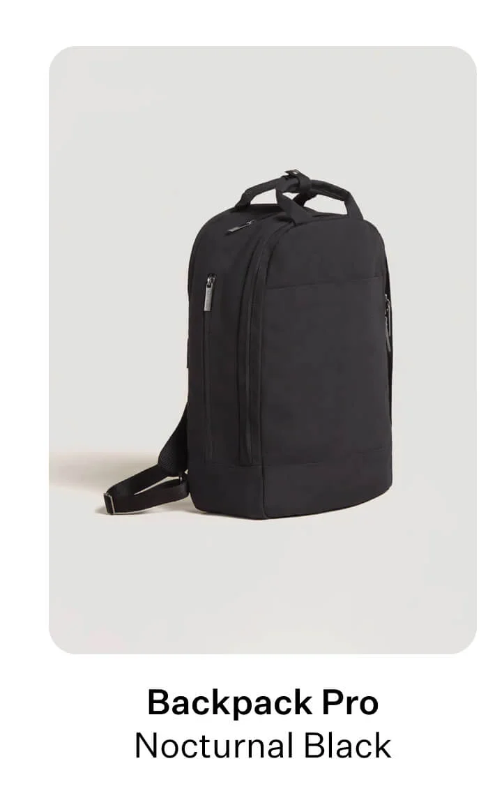 Backpack Pro - Nocturnal Black