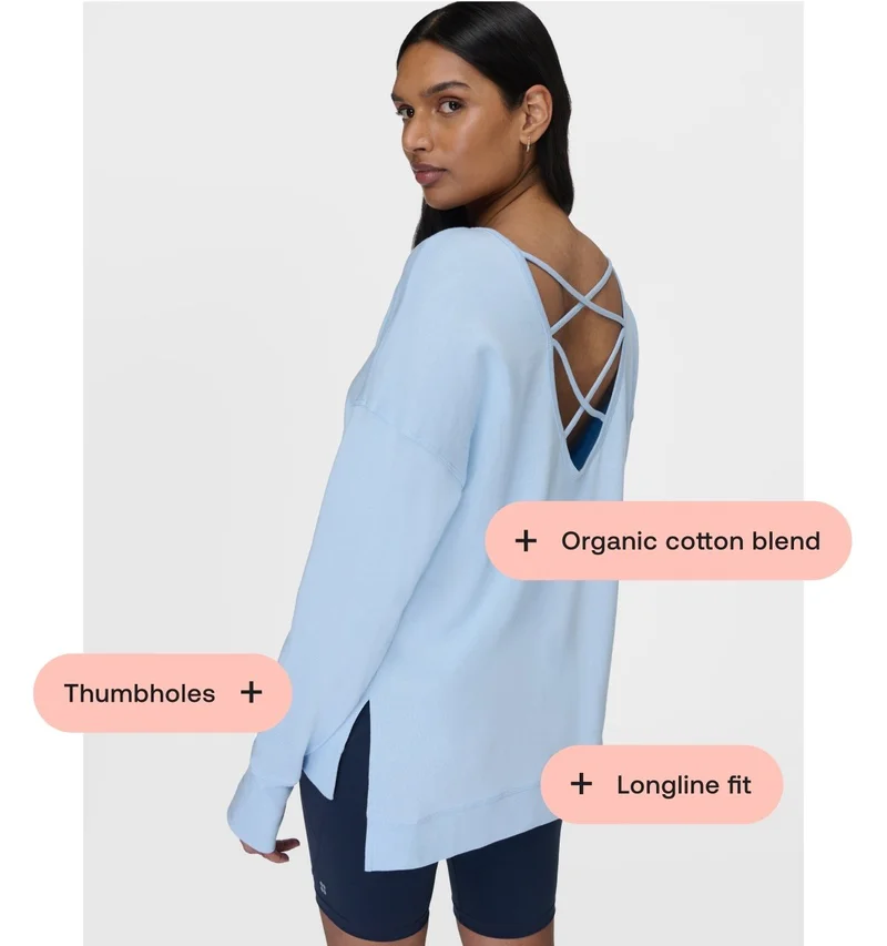 AFTER CLASS CROSS BACK SWEATSHIRT