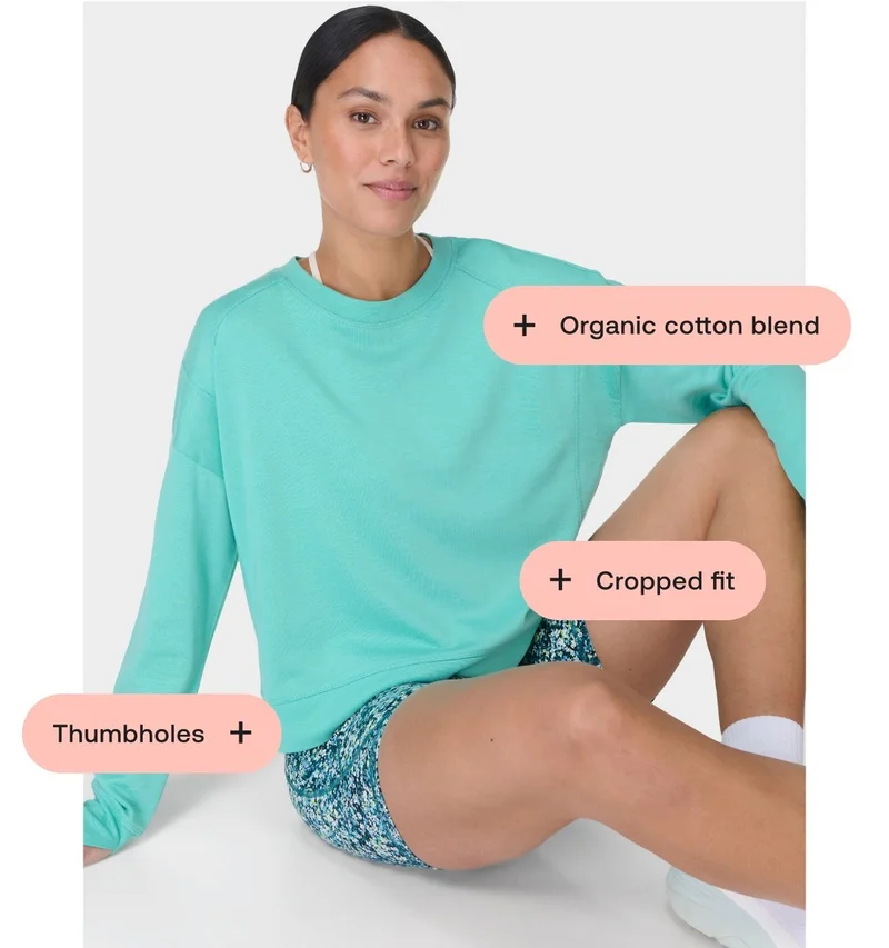 AFTER CLASS CROP SWEATSHIRT