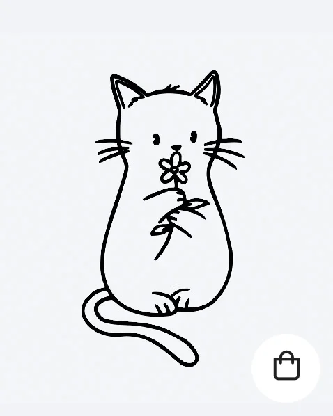 Flower Cat