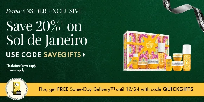 Save 20% on Sol de Janeiro