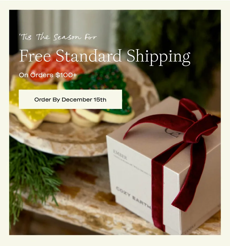 Free Standard Shipping - Order By December 15th