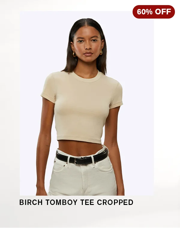 Tomboy Tee Cropped