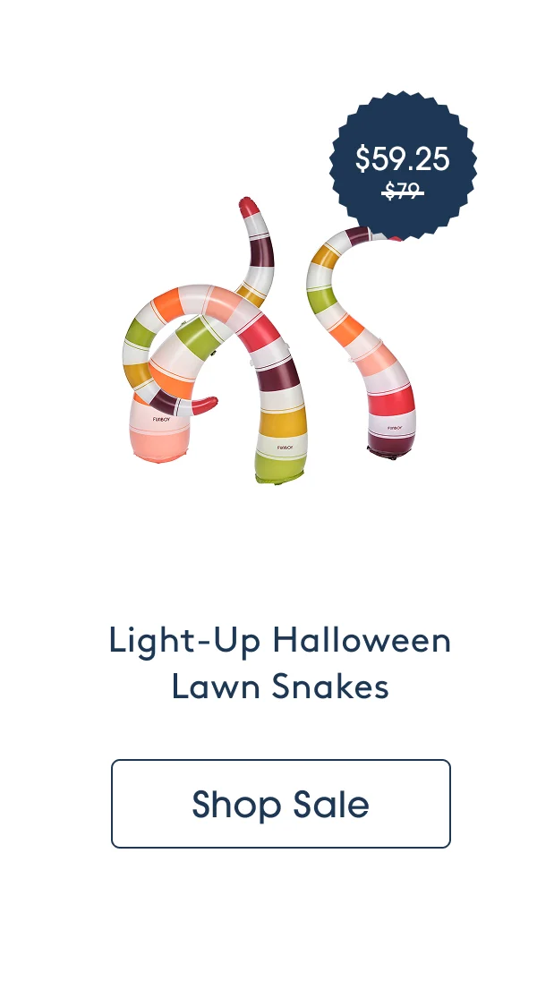 Shop - Light-Up Halloween Lawn Snakes, 3-Pack