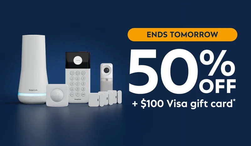 Ends Tomorrow: 50% off + $100 Visa gift card