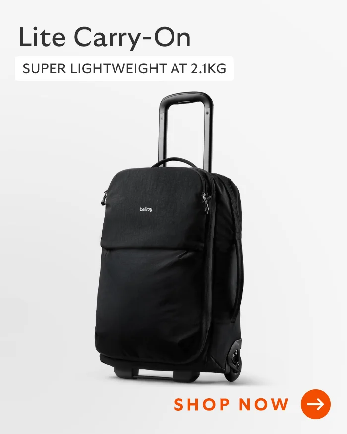 [Header] Lite Carry-On [Blurb] Super lightweight at 2.1kg