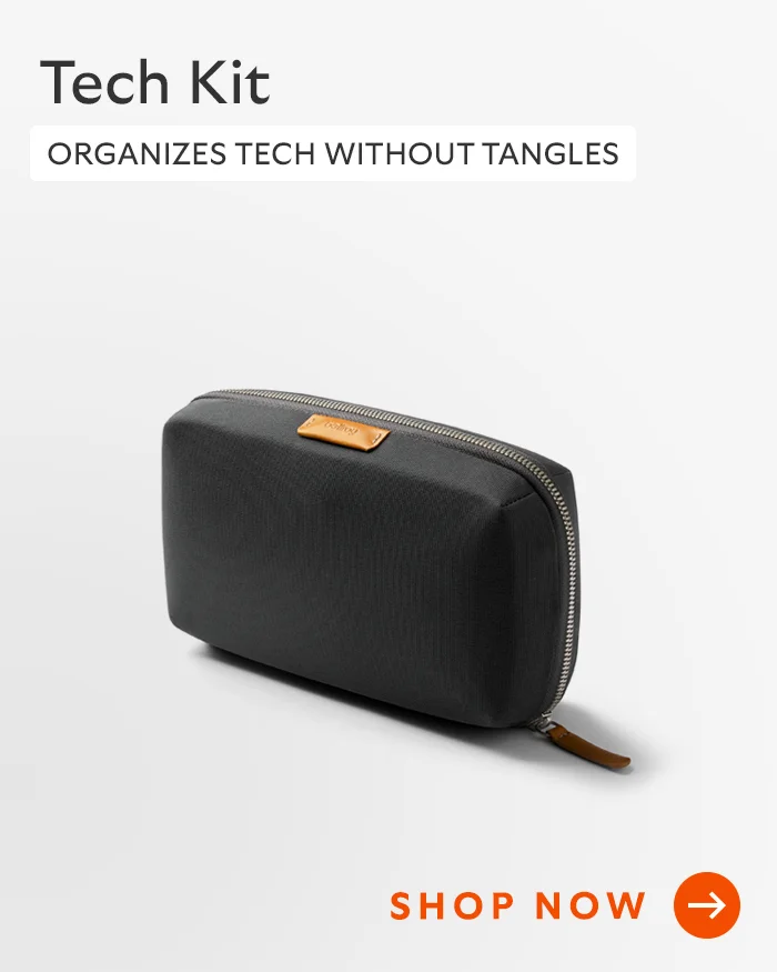 [Header] Tech Kit [Blurb] Organizes tech without tangles