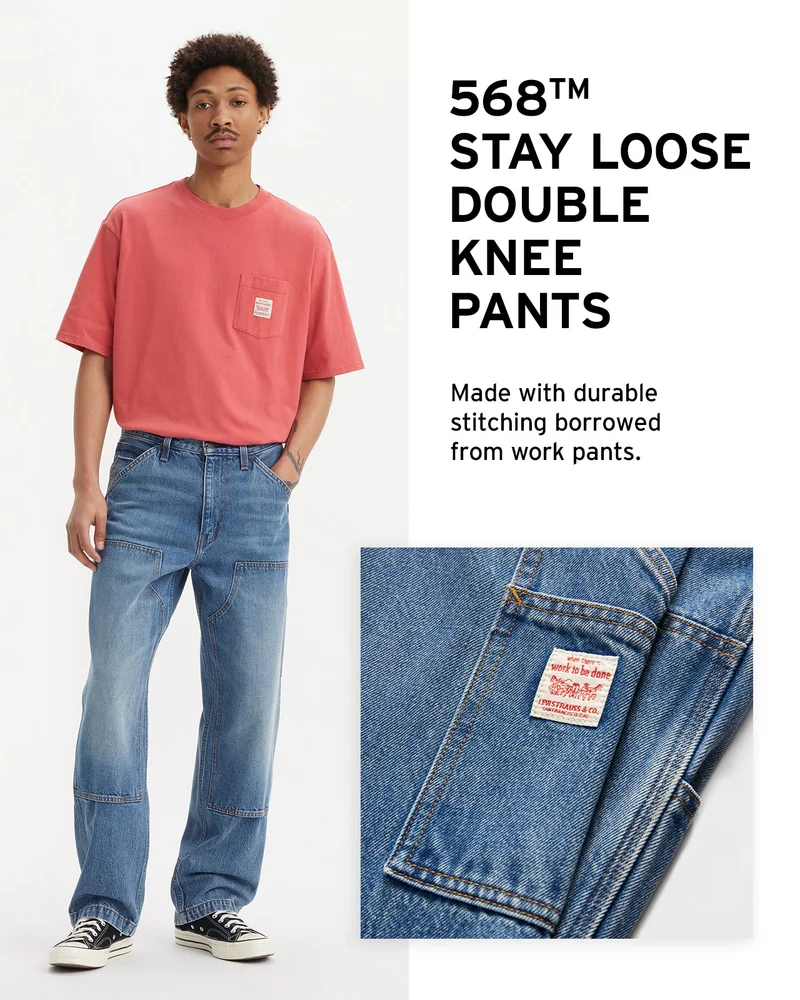 568™STAY LOOSE DOUBLE KNEE PANTS