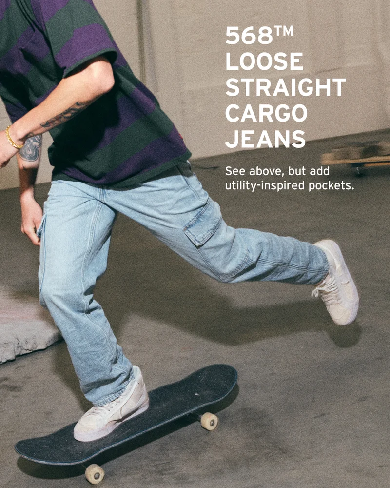 568™LOOSE STRAIGHT CARGO JEANS