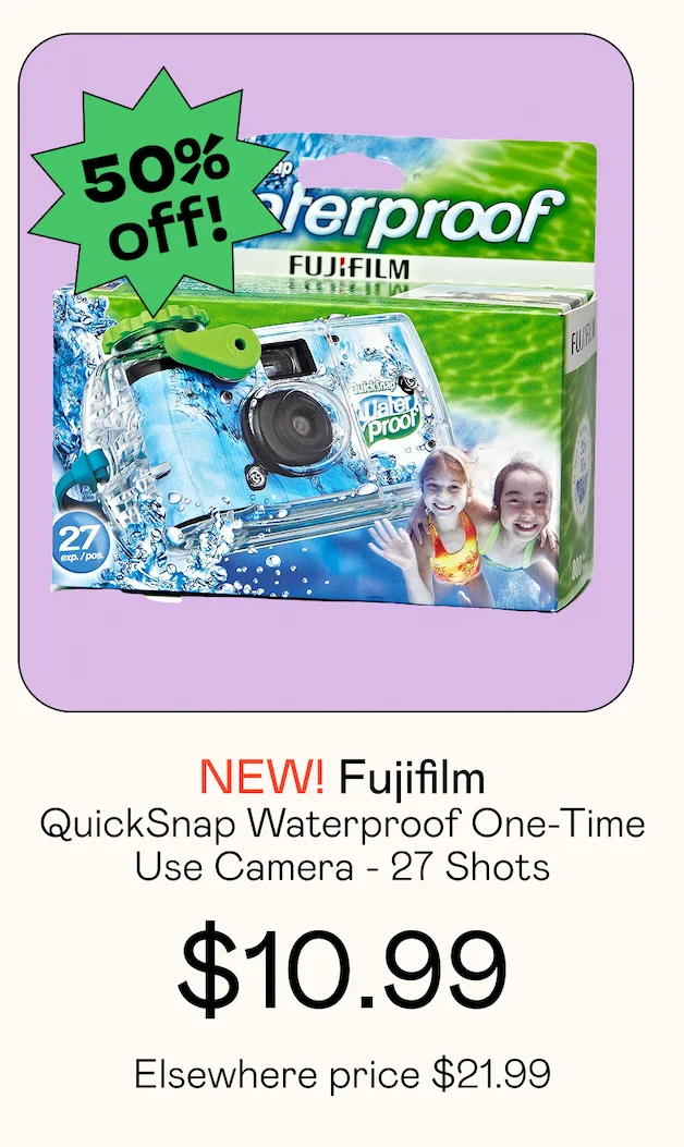 QuickSnap Waterproof One-Time Use Camera - 27 Shots