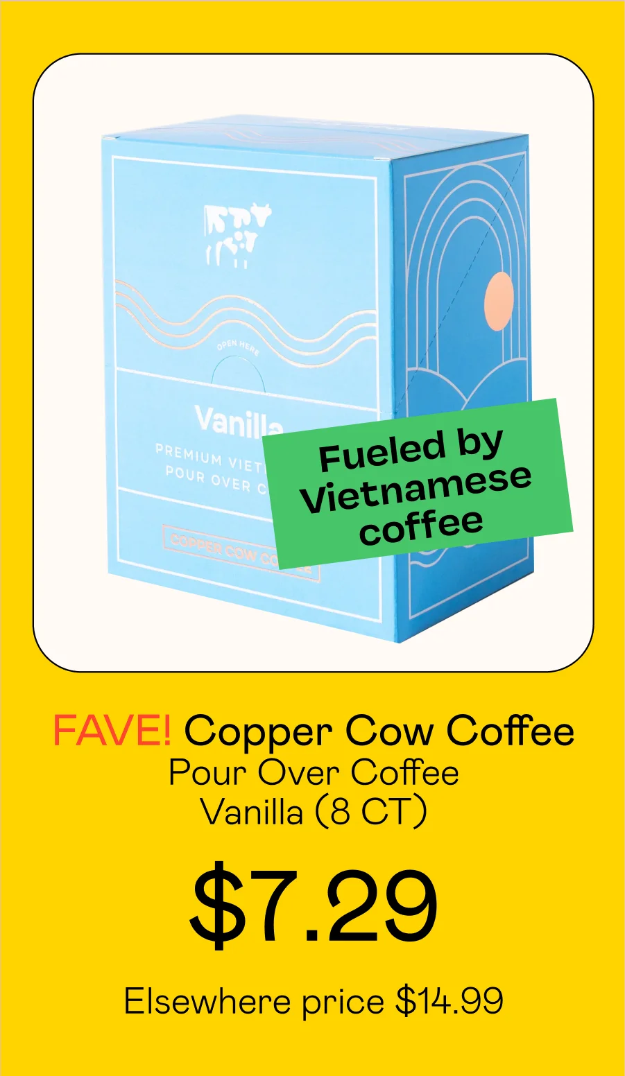 Pour Over Coffee - Vanilla (8 CT)