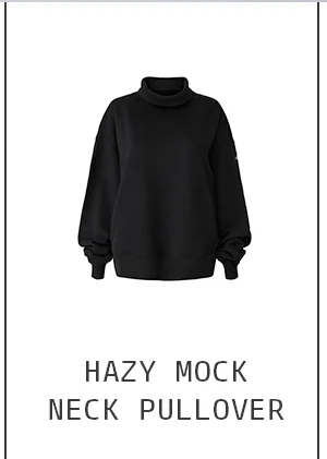 Hazy Mock Neck Pullover