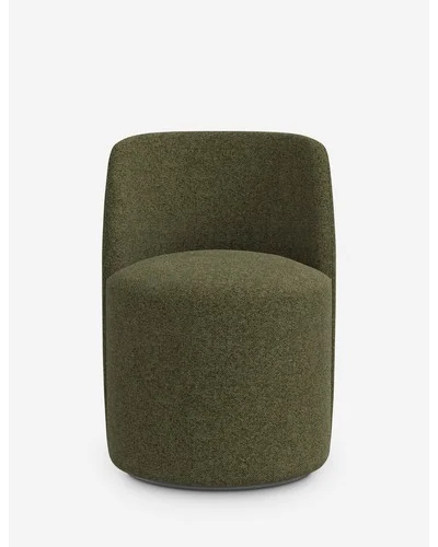 Mckay Swivel Dining Chair-Amber Tapestry
