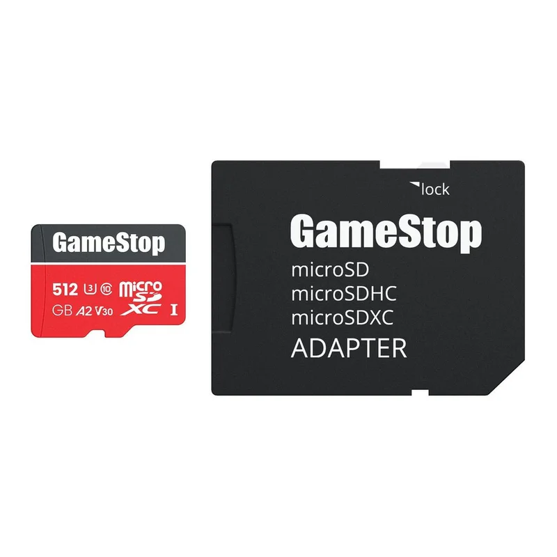 GameStop 512GB U3 Micro SD Card with Adapter