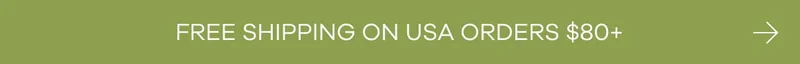 Free shipping on USA orders $80+