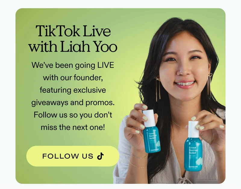 TikTok LIVE with Liah Yoo. We’ve been going LIVE with our founder, featuring exclusive giveaways and promos. Follow us so you don’t miss the next one!  |  FOLLOW US ON TIKTOK