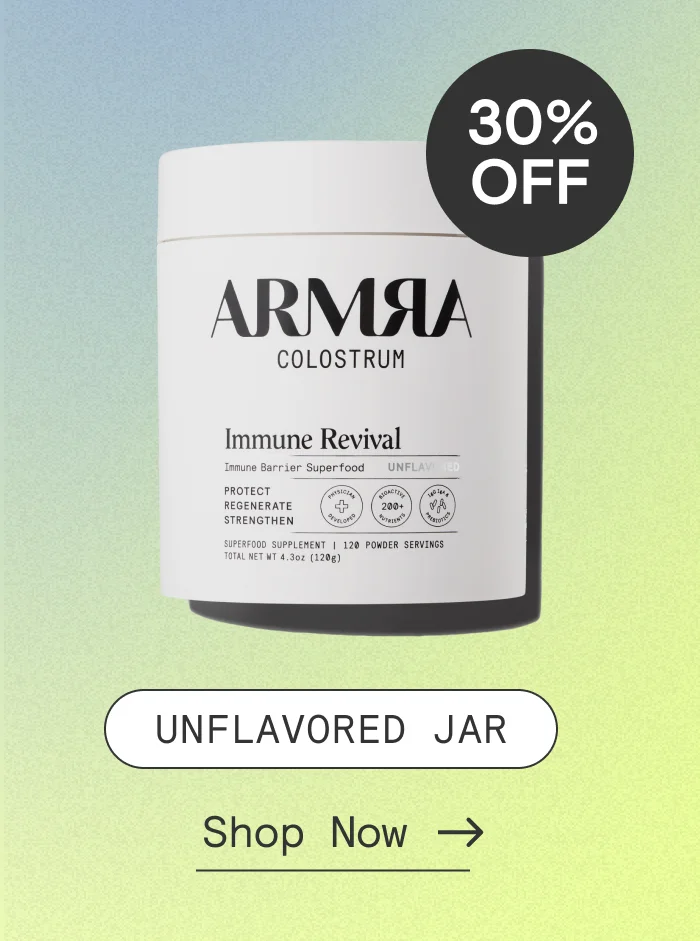 Unflavored jar