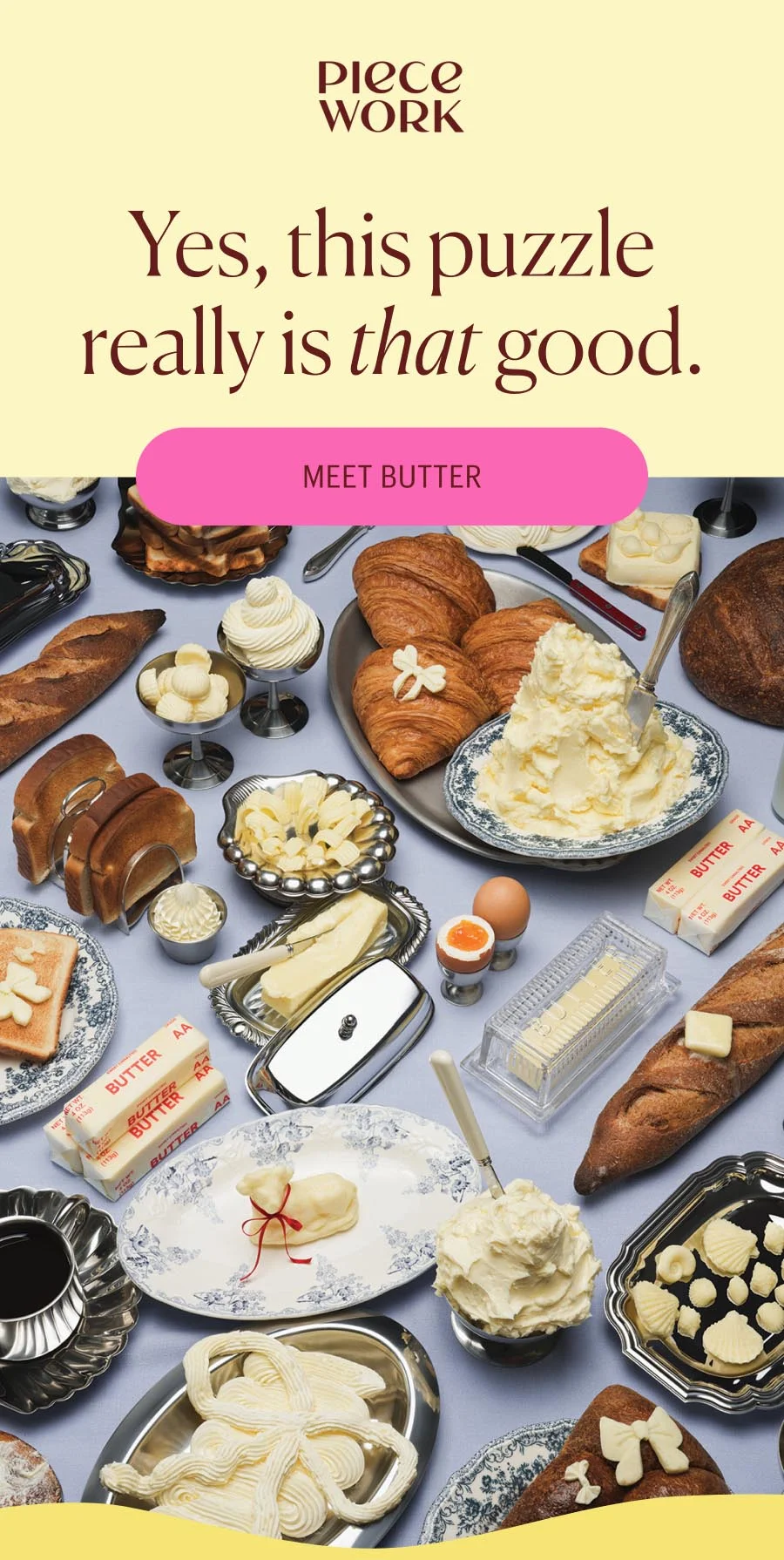 Piecework: Yes, this puzzle really is *that* good. Meet Butter