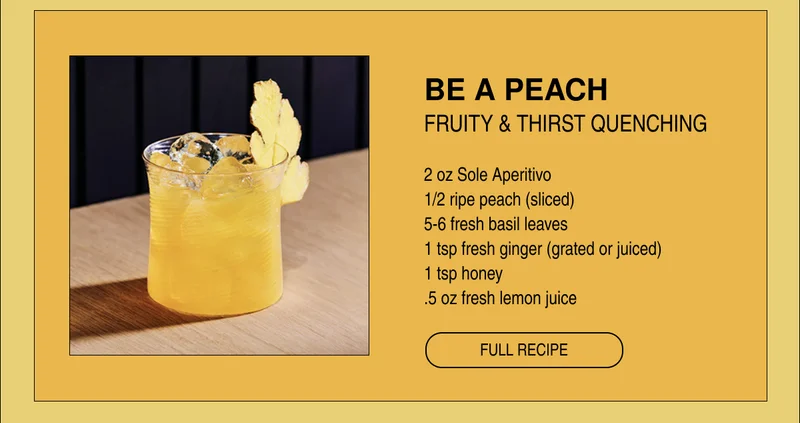 Be a Peach: Fruity & Thirst Quenching