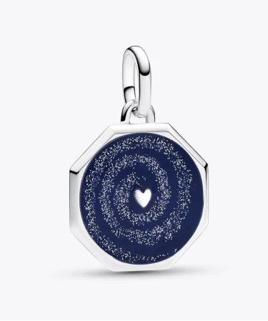 Pandora ME Galaxy Heart Medallion Charm
