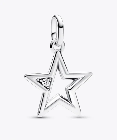 Pandora ME Sparkling Star Medallion Charm