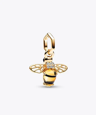 Sparkling Bee Dangle Charm