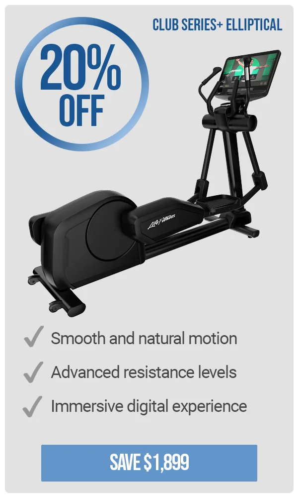 20% OFF | Club Series+ Elliptical Cross-Trainer