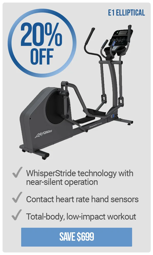 20% OFF | E1 Elliptical Cross-Trainer
