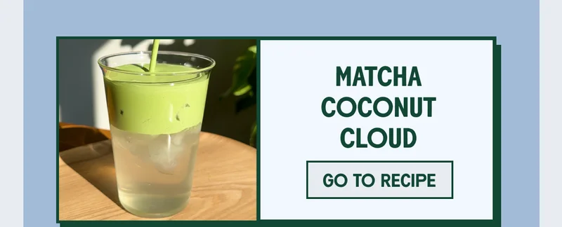Matcha Coconut Drink