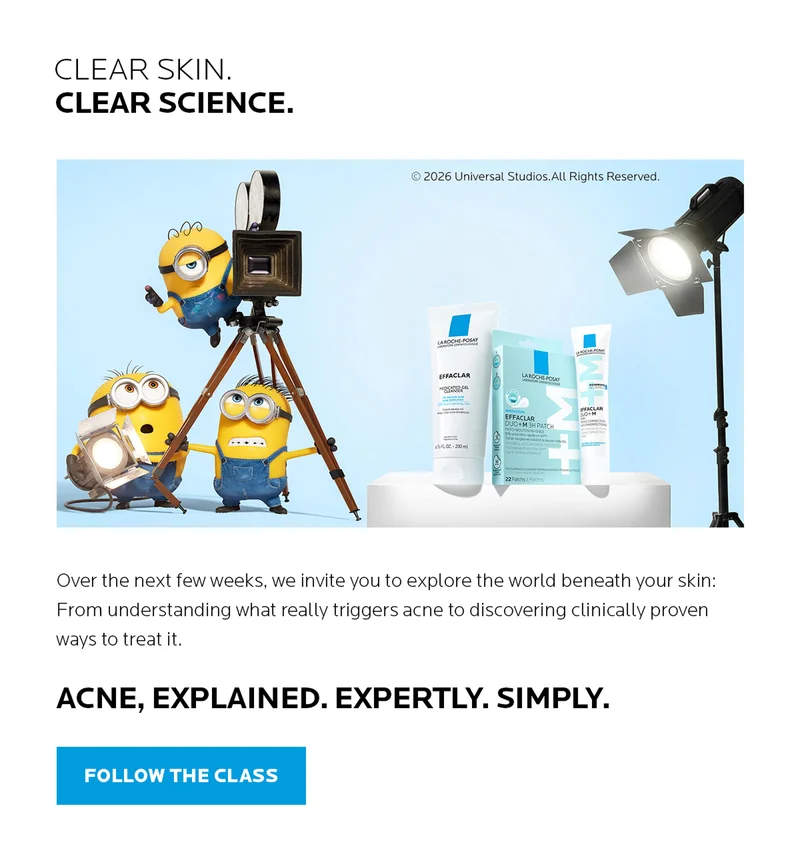 Acne explained. Expertly. Simply. Follow the Class