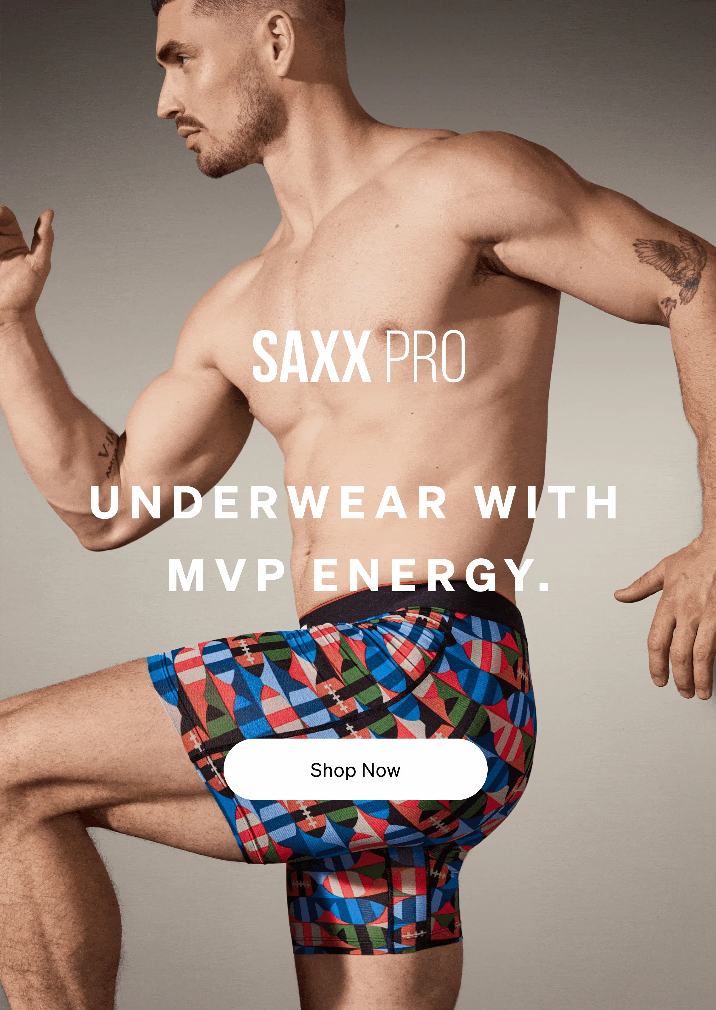 Underwear with MVP energy.
