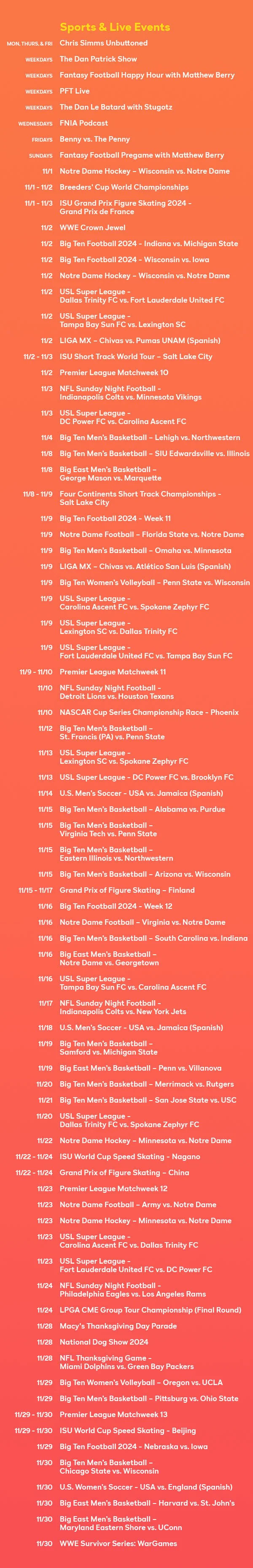 See what's new in November