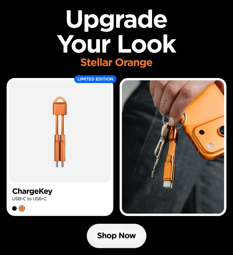Upgrade Your Look. Stellar Orange Limited Edition ChargeKey. Shop Now