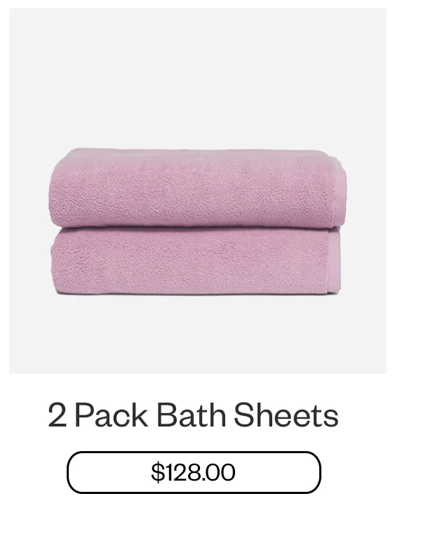 2 Pack Bath Sheets