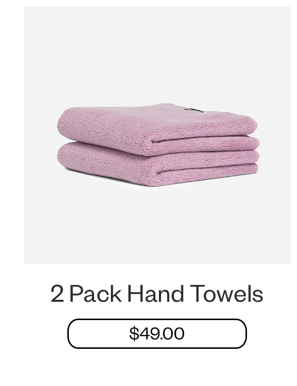 2 Pack hand Towels
