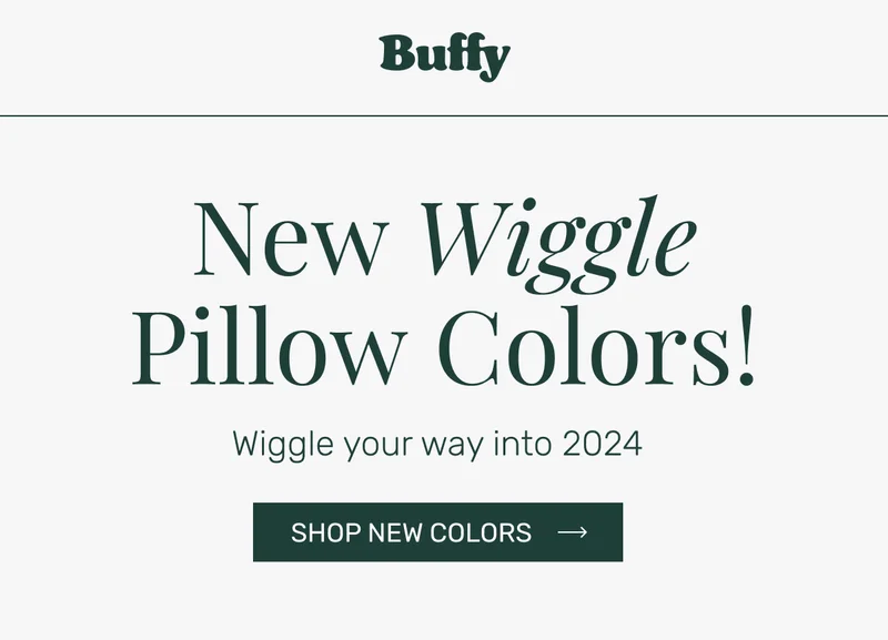 New Wiggle Pillow Colors