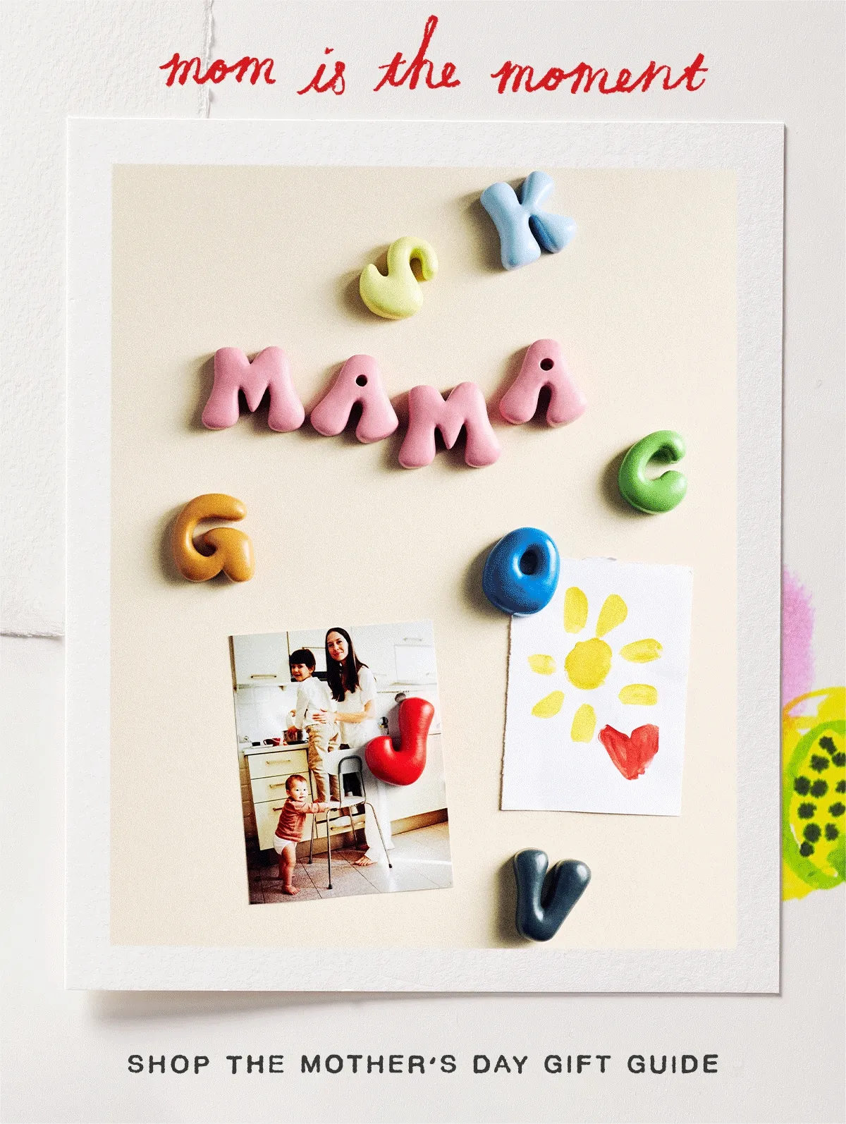 Mom is the moment, shop the mother's day gift guide