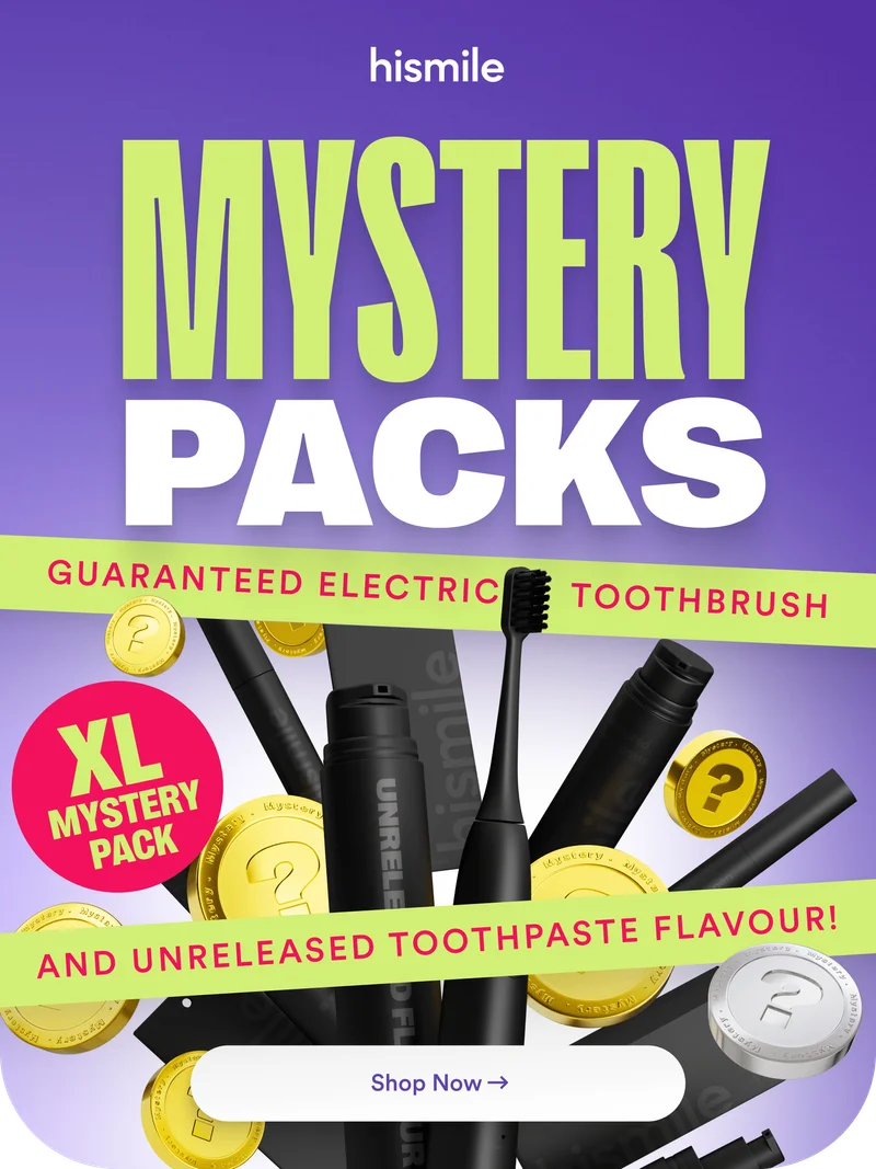 hismile Mystery Packs. Guaranteed electric toothbrush and unreleased toothpaste flavour! XL mystery pack. Shop now.