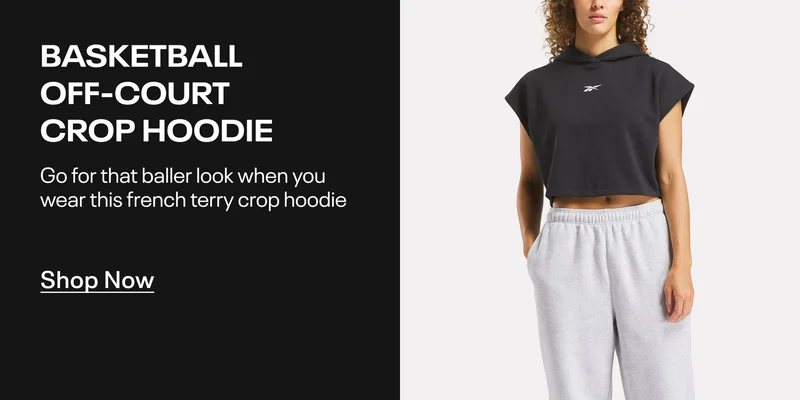 Basketball Off-Court Crop Hoodie