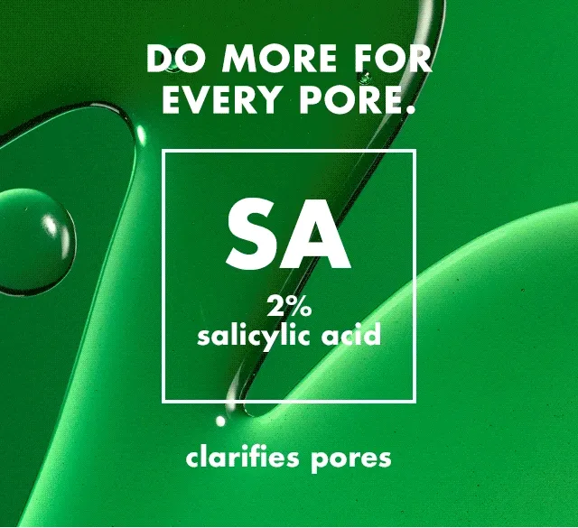 2% salicylic adic, aloe extract, licorice derivative