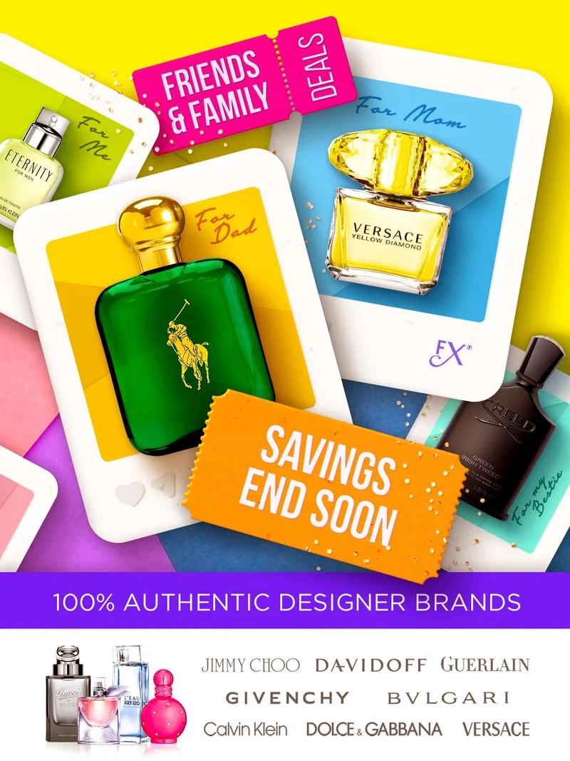 Last Chance coupon surrounded by popular fragrances
