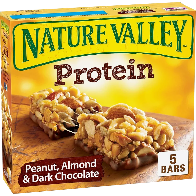 Image of Nature Valley Chewy Protein Granola Bars - Peanut, Almond & Dark Chocolate (5 CT)