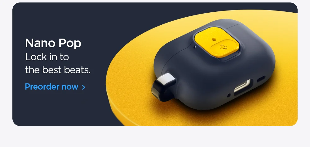 AirPods Pro 3 case Nano Pop. Lock in to the best beats.